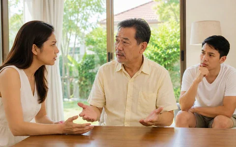 Con cứ học đi. Dù phải bán hết nhà cửa, bố cũng phải cho con học đến nơi đến chốn