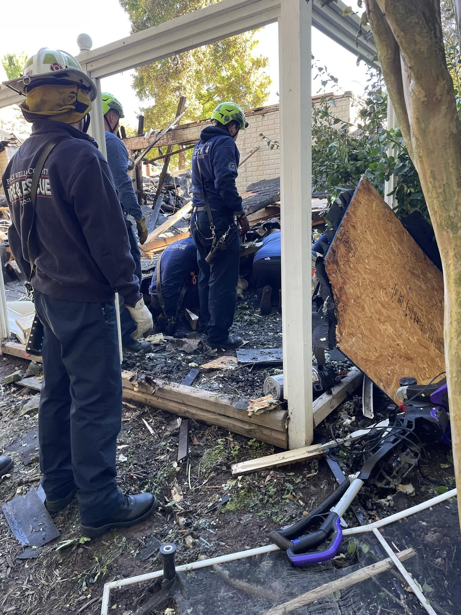 Virginia Family Searches The Ruins Of Their Home And Hears A Familiar Sound 