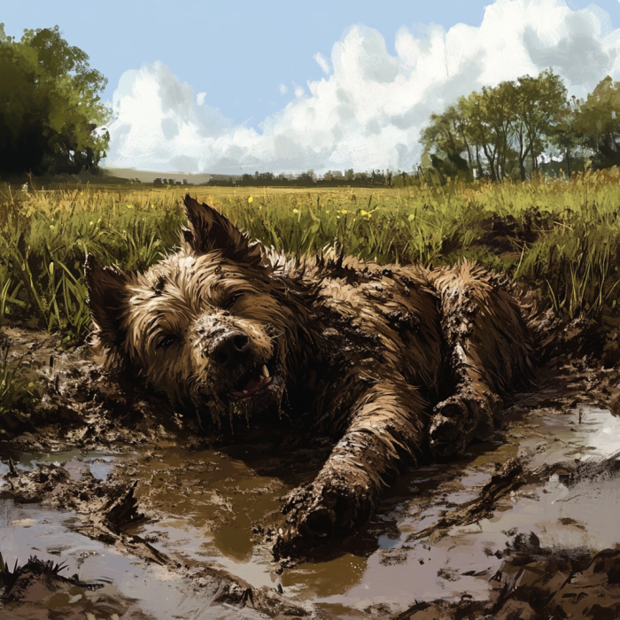 Why Do Dogs Roll Around in Stinky Stuff?