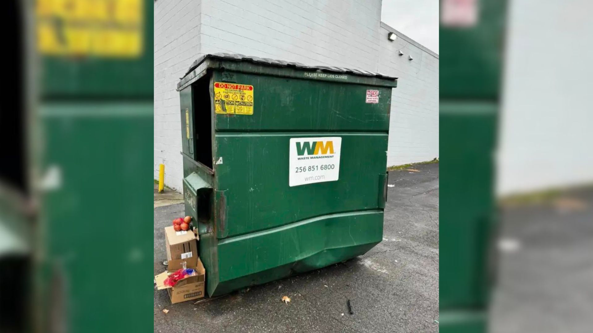 Passerby Hears Strange Sounds In Dumpster, Only To Realize They Are Cries Of A Helpless Animal